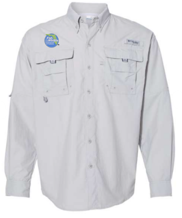Columbia PFG Bahama™ II Long Sleeve Shirt: Grey - Fish & Wildlife